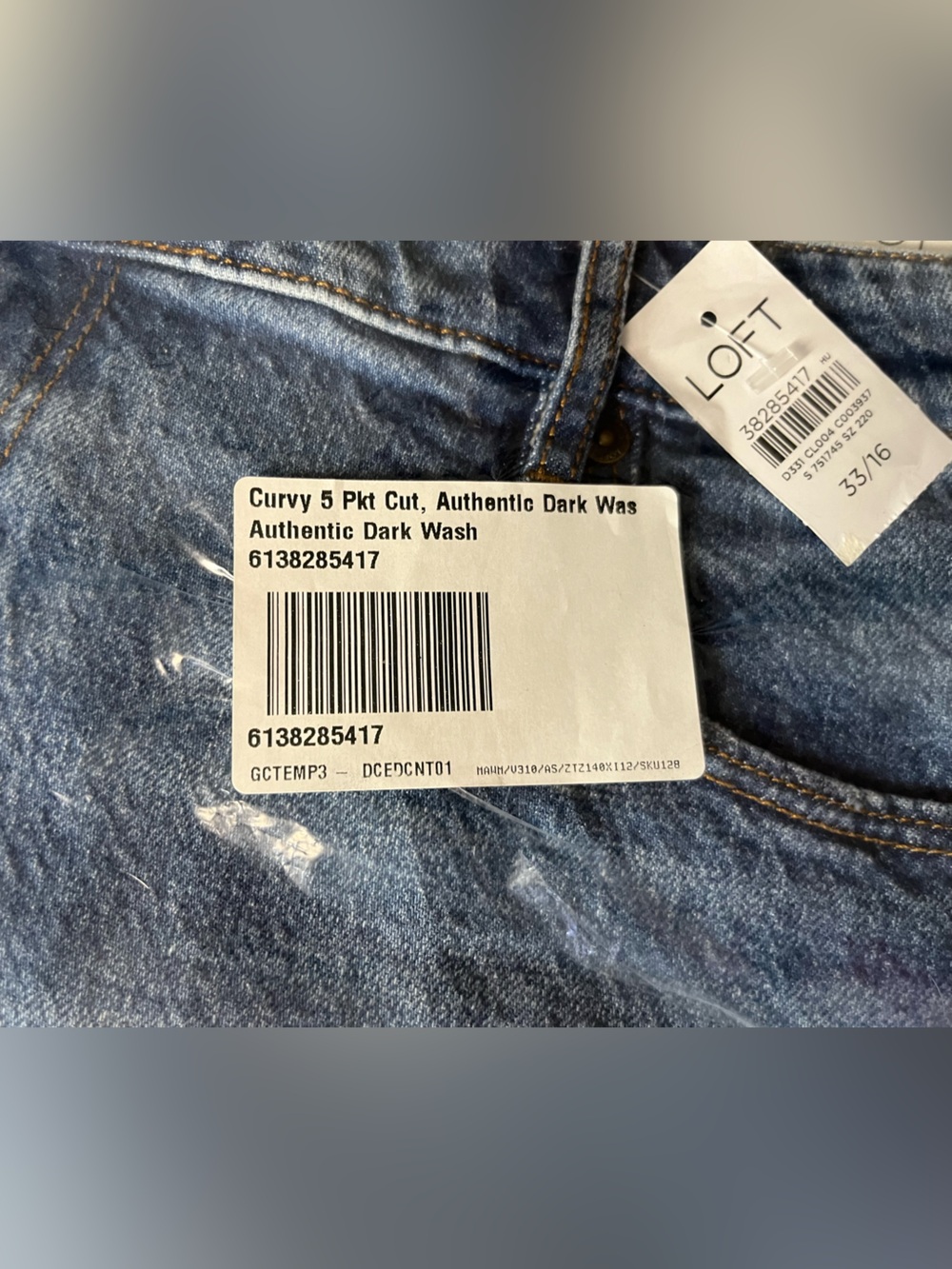 LOFT Jean Shorts in Medium Wash Blue New